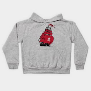 Pirate Ship Beware Kids Hoodie